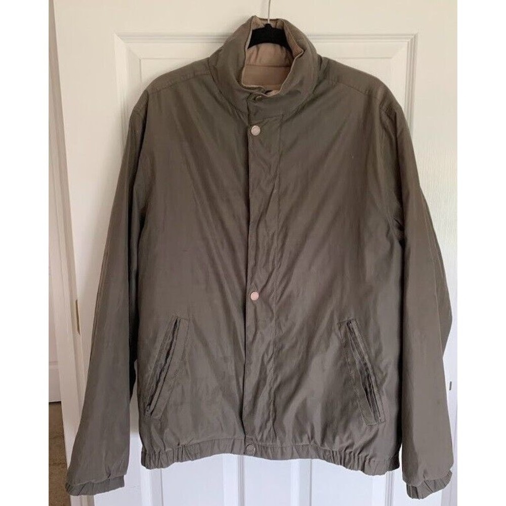 London Fog Khaki Winter Coat - Size Men's Large